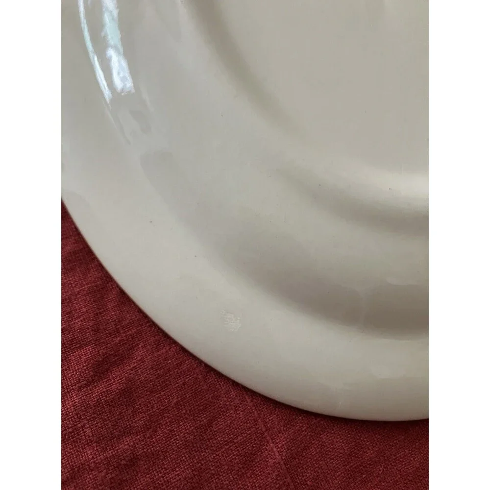 Vintage ‘40s/‘50s Vernon Kilns Vernonware Homespun Plaid 14” Oval Platter